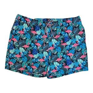 Member's Mark Men's 4-Way Stretch UPF 50 Resort Swim Trunk - Flamingo Flow
